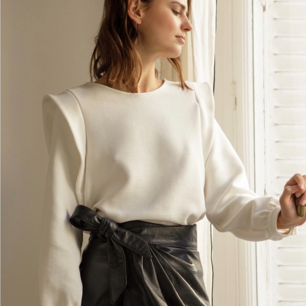 Elegant White Women's Top